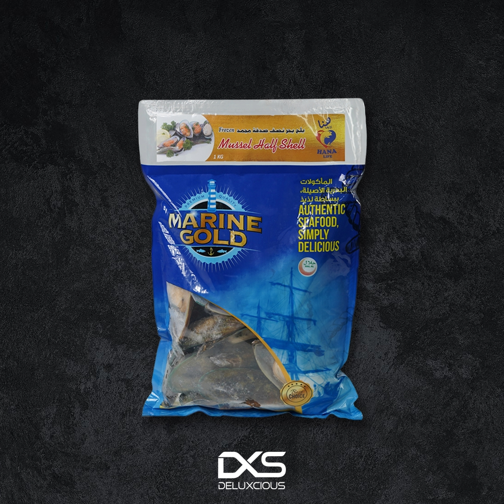 Frozen Mussel Half shell (500g/Pack) | Deluxcious