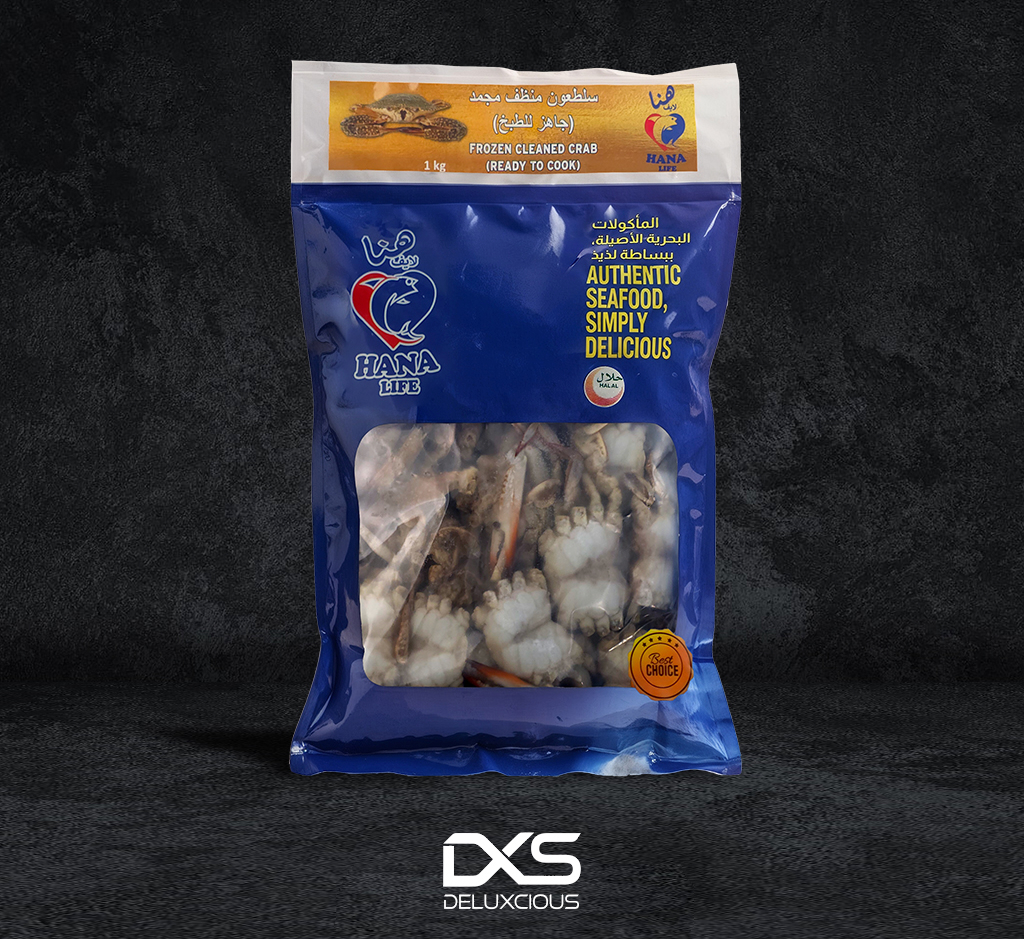 Frozen Cleaned Crab (1kg/Pack)